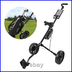 Foldable Trolley 2-Wheel Push Pull Cart Course Equipment