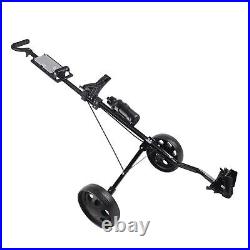 Foldable Trolley 2-Wheel Push Pull Cart Course Equipment Hot