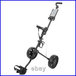 Foldable Trolley Multifunction 2-Wheel Push Pull Cart Course Equipment