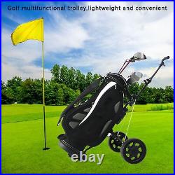 Foldable Trolley Multifunctional 2-Wheel Push Pull Cart Course Eq New