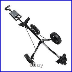 Foldable Trolley Multifunctional 2-Wheel Push Pull Cart Course Equipme