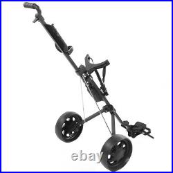 Foldable Trolley Multifunctional 2-Wheel Push Pull Cart Course Parts New