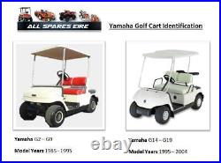 Genuine Yamaha Chrome Golf Cart Buggy Wheel Covers Hub Caps Fits All Years