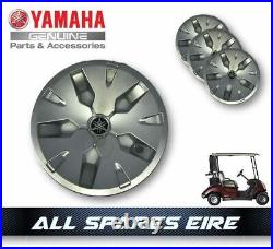 Genuine Yamaha Golf Cart Buggy Wheel Covers Hub Caps Fits All Years