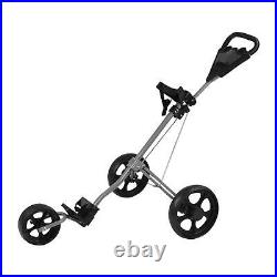 Golf Bag Carrier Cart 3 Wheel Caddy Cart for Golf Bag Compact Golf Push Cart