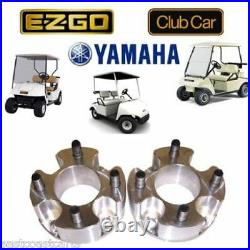 Golf Cart 3 Wheel Spacers (2) EZGO, Club Car, Yamaha