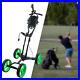 Golf Cart Folding Portable 4 Wheels Golf Push Cart Professional Golf Trolley