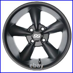 Golf Cart GTW 14x7 Matte Grey Godfather Wheel 34 Offset 4/4 Pattern