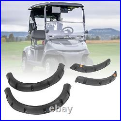 Golf Cart Wheel Flares Impact Resistant ABS Plastic Front Rear Golf Cart Tire