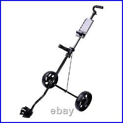 Golf Pull Cart Outdoor Folding Quickly Fold/Open 2 Wheel Push Pull Golf Cart