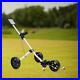 Golf Push Trolley Cart for Golf Bag 3 Wheel Golfing Cart