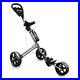 Golf Tri Cart 3 Wheel Mens Push/Pull Golf Trolley + Free Water Bottle