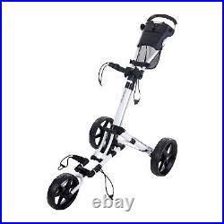 Golf Trolley Fastfold Trike 2.0 Mens 3 Wheel Compact Push Golf Cart