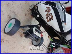 Golf set electric cart set dunlop maxfli 11x irons 6x woods. Hillbilly elec