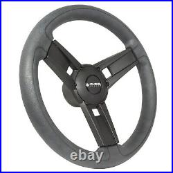 Gussi Italia Giazza Black 14 Steering Wheel Club Car Precedent Golf Cart