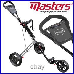 Masters 5 Series 3 Wheel Junior Golf Trolley +foot Brake & Multi Function Handle