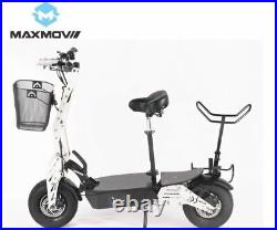 Maxmov 1000-2000w Two Wheel Folding Electric Off Road Golf Cart Scooter Vehicle