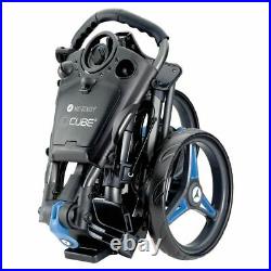Motocaddy CUBE 3-Wheel Compact Golf Push Cart Trolley Blue NEW! 2021
