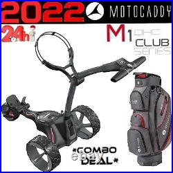 Motocaddy M1 Dhc 2022 New Electric Golf Trolley Lithium & Club Series Cart Bag