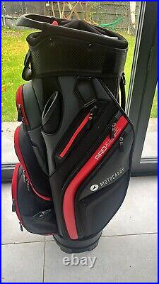Motocaddy S1 3 Wheels Golf Cart Black With New Pro Series Cart Bag