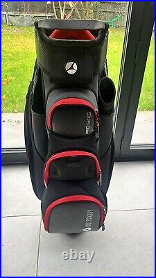 Motocaddy S1 3 Wheels Golf Cart Black With New Pro Series Cart Bag