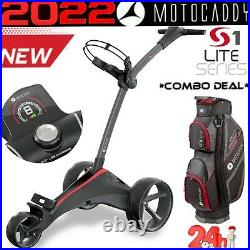 Motocaddy S1 Electric Golf Trolley Brand New 2022 Edition & Lite Series Cart Bag