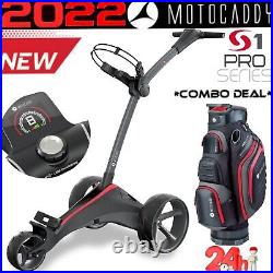 Motocaddy S1 Electric Golf Trolley Brand New 2022 Edition & Pro Series Cart Bag