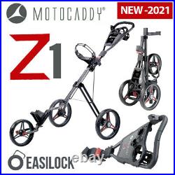 Motocaddy Z1 Push Cart 3-Wheel Golf Trolley Red NEW! 2021