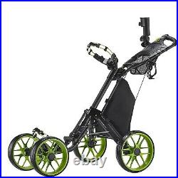 Multicolored Folding 4 Wheel Golf Push Cart CaddyCruiser ONE Version 3