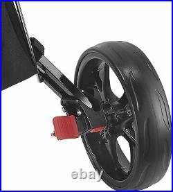 NEW CaddyTek Deluxe 3 Wheel Golf Push Pull Cart CaddyLite 11.5 V3 Black IN HAND