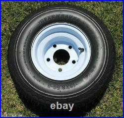NEW Tire and 5 LUG Wheel For Golf Cart Taylor Dunn EzGo Cushman Club Car Star
