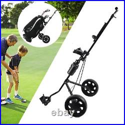 New Foldable Trolley Multifunctional 2-Wheel Push Pull Cart Course Eq