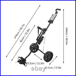 New Foldable Trolley Multifunctional 2-Wheel Push Pull Cart Course Equipmen