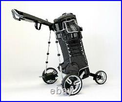 New award winning golf push cart/golf trolley from Transrover. 3 wheel pushcart