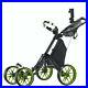 One-click Folding 4 Wheel Golf Push Cart Caddy Cruiser ONE Version 3 UK Stock
