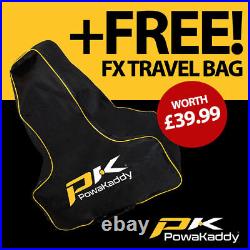PowaKaddy FX3 Electric Golf Trolley 18 Hole Lithium +FREE CART BAG
