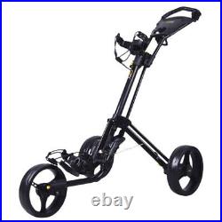 PowaKaddy TwinLine 4 Golf Push Cart Trolley 3-Wheel Black NEW! 2020 Model