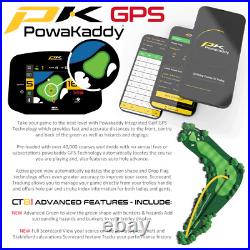 Powakaddy 2024 Ct8 Gps Standard Lithium Electric Trolley +free Scorecard Holder