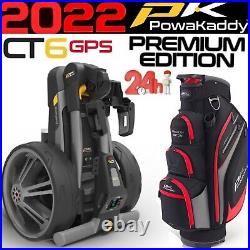 Powakaddy Ct6 Gps Electric Golf Trolley 2022 & Premium Edition Cart Bag Deal