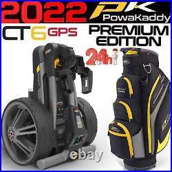 Powakaddy Ct6 Gps Electric Golf Trolley 2022 & Premium Edition Cart Bag Deal