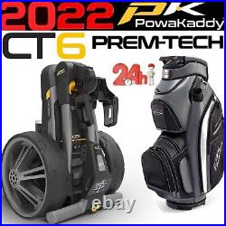 Powakaddy Ct6 Ultra Compact Electric Golf Trolley & Premium Tech Cart Bag Deal