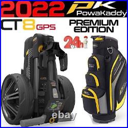 Powakaddy Ct8 Gps Electric Golf Trolley 2022 Premium Edition Cart Bag Combo Deal