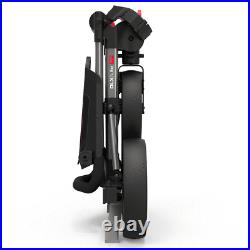 Powakaddy DLX Lite Ff Golf Push Trolley / Ultra Slim Fold +free Umbrella Holder