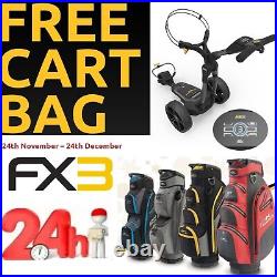 Powakaddy Fx3 2023 Electric Golf Trolley Free Cart Bag Christmas Offer On Now