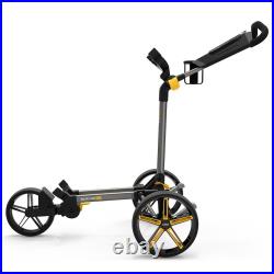 Powakaddy Unisex Golf DLX Lite Ff Cart 3 Wheel Pull / Push Golf Trolley