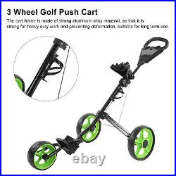 Push Cart Bag Cart 3 Wheeled Folding Cart With Quick Braking F Outdoor