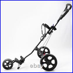 Push Pull Golf Cart Lightweight Professional Folding Golf Walking Pull Cart