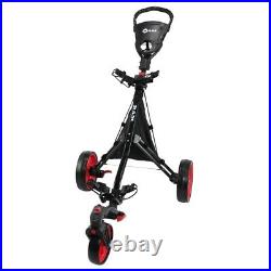 Ram Golf Push / Pull 3-Wheel Golf Cart with 360 Rotating Front Wheel