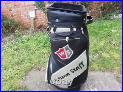 Rare Large Wilson Staff Wheeled Golf Bag 24 Way. Collection From MK40 Only