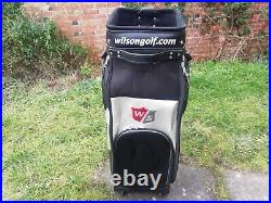 Rare Large Wilson Staff Wheeled Golf Bag 24 Way. Collection From MK40 Only